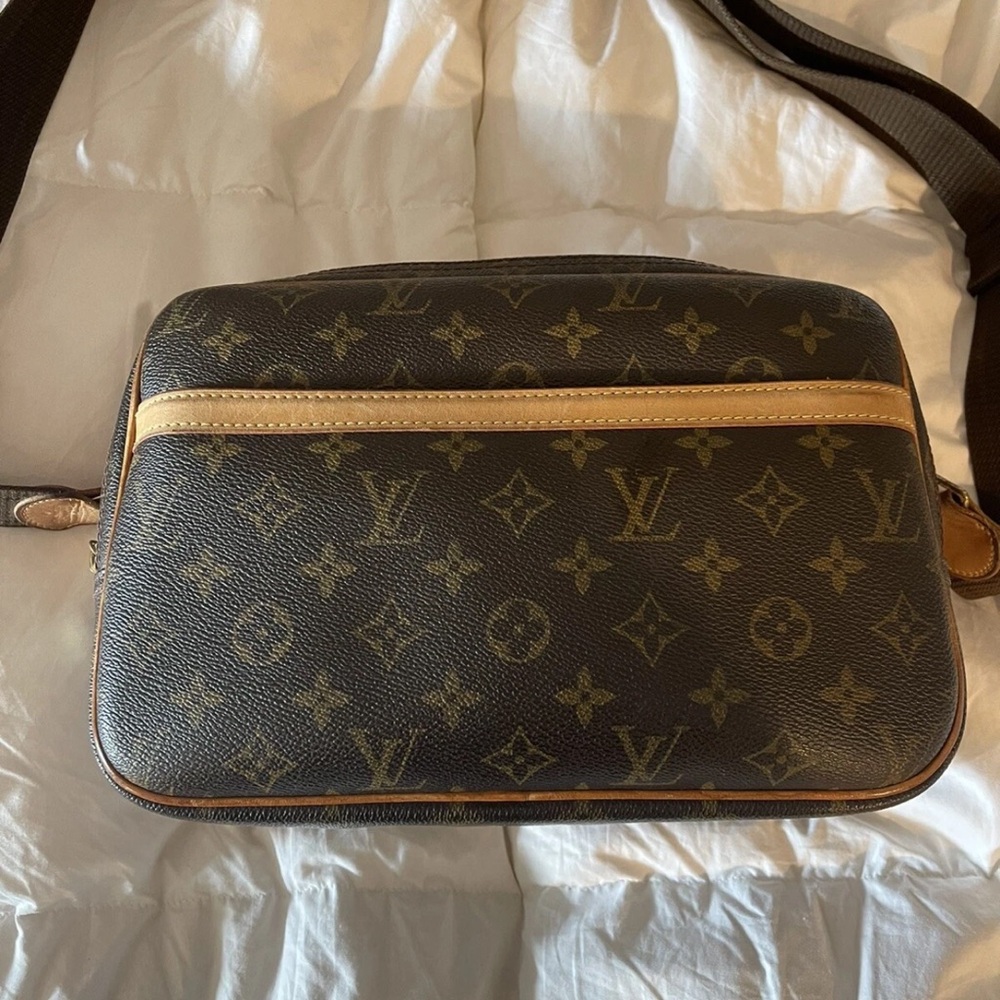 Louis Vuitton Brown Monogram Reporter Bag